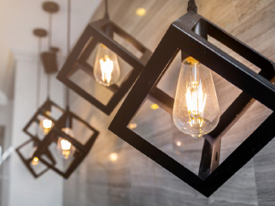 Indoor LED lighting fixtures